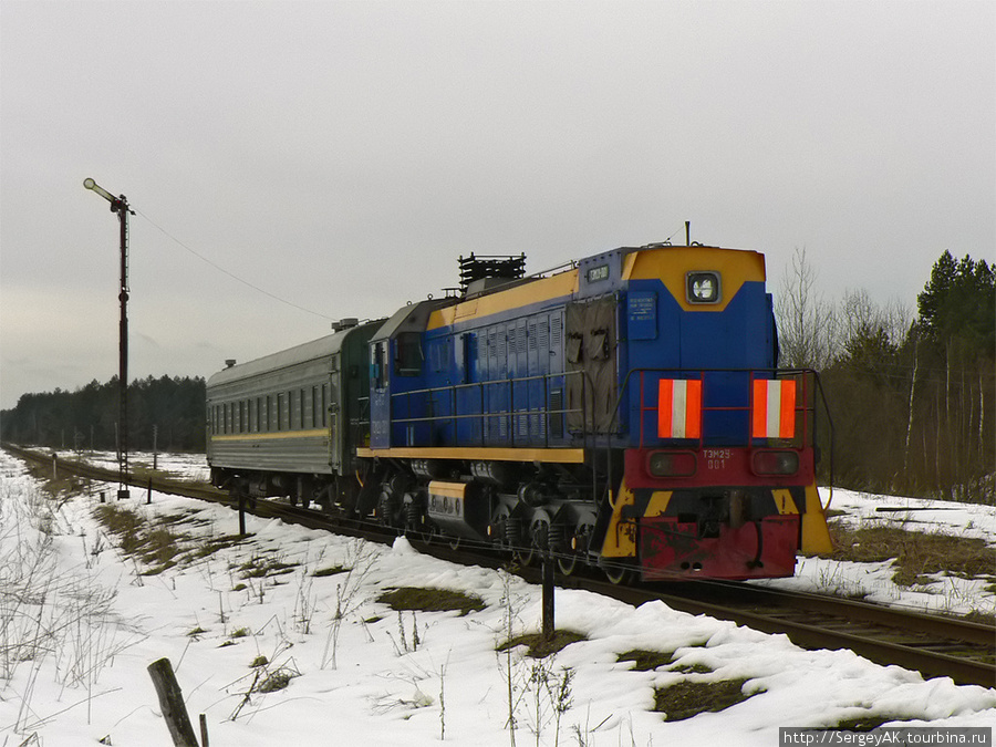 Поезд из Брянска Калужская область, Россия