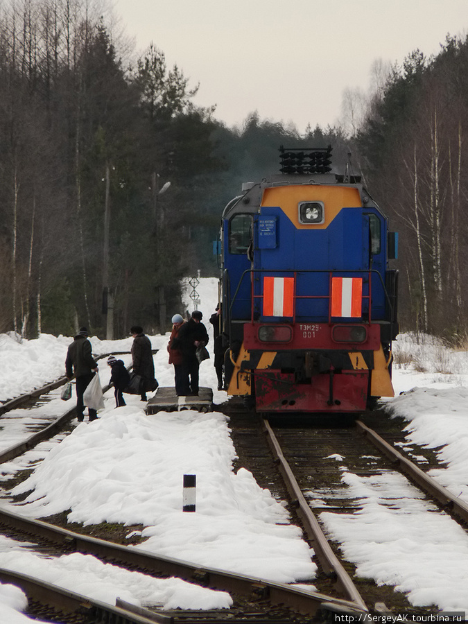 Конечная станция (высадка в Еленском) Калужская область, Россия
