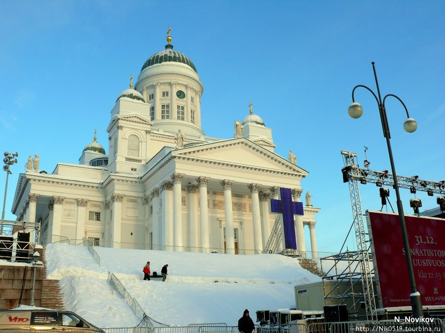 Хельсинки накануне Нового года. Хельсинки, Финляндия