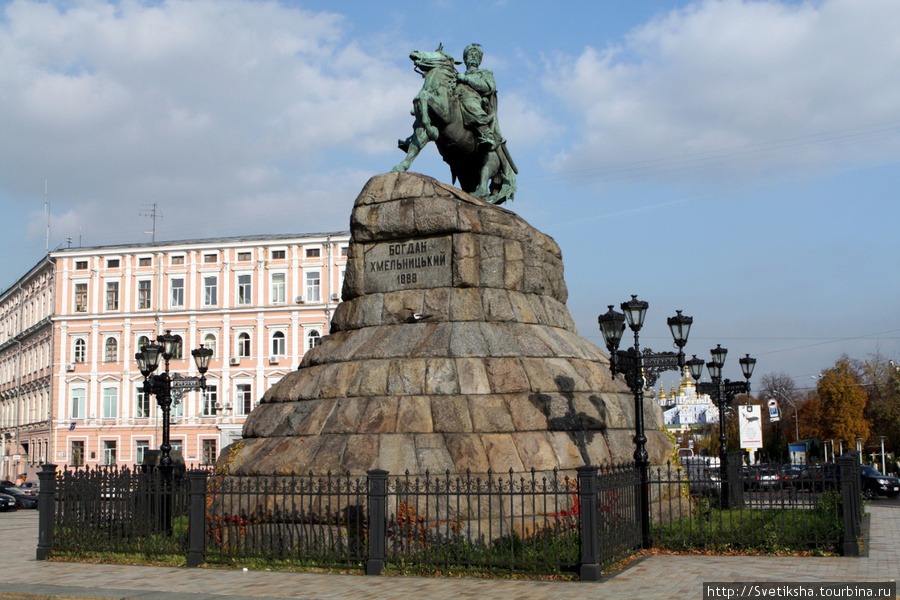 Памятник Богдану Хмельницкому Киев, Украина