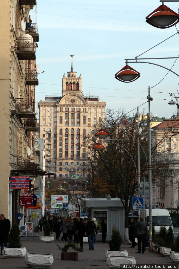 Вниз к Крещатику Киев, Украина