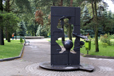 Памятник барону Мюнхаузену в Центральном городском парке