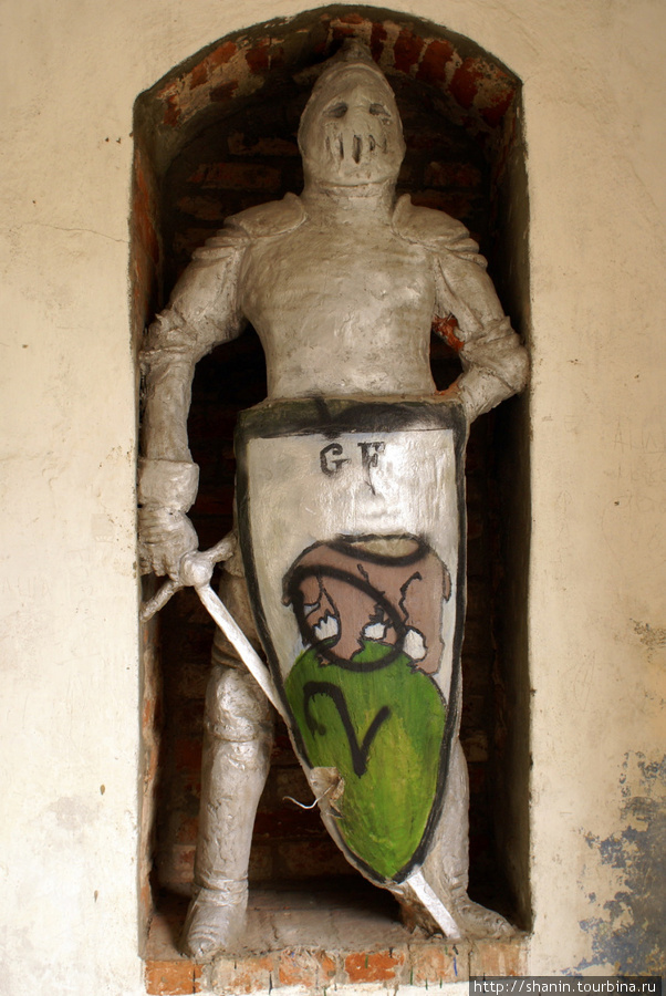 Рыцарь в замке Инстербург в Черняховске Черняховск, Россия