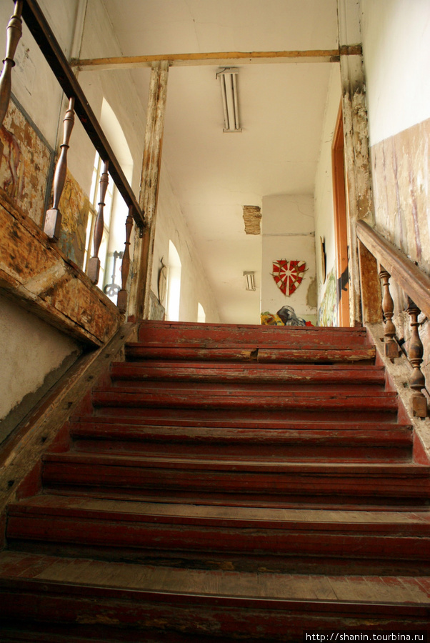 Лестница на второй этаж замка Инстербург Черняховск, Россия