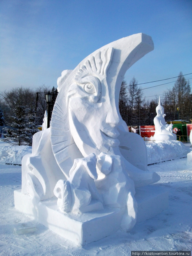 11-й фестиваль снежной скульптуры. Новосибирск, Россия