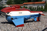 Подводный аппарат в Музее мирового океана в Калининграде