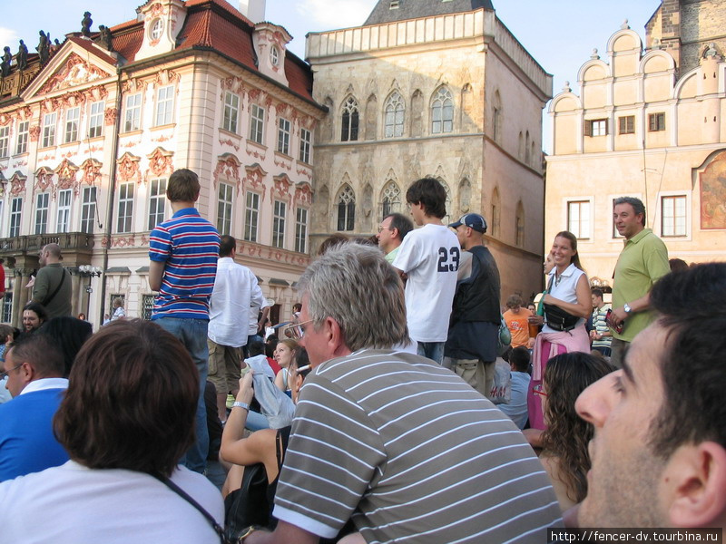 Как смотрят футбол в Праге Прага, Чехия