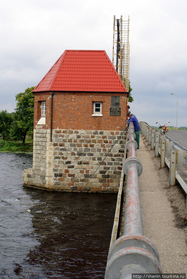 Орлиный разводной мост в Полесске Полесск, Россия