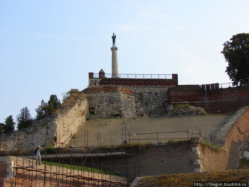 За стеной крепости Белград, Сербия